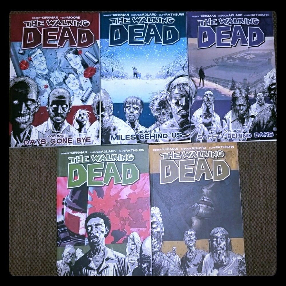 Walking Dead comics 1-5